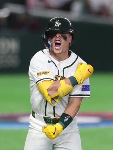 豪州代表 ダメ押し弾のバザーナ「東京Dは僕にとって聖地」会見で思い明かす スタンドし～んの一撃には「何で誰も喜んでくれないんだろう」