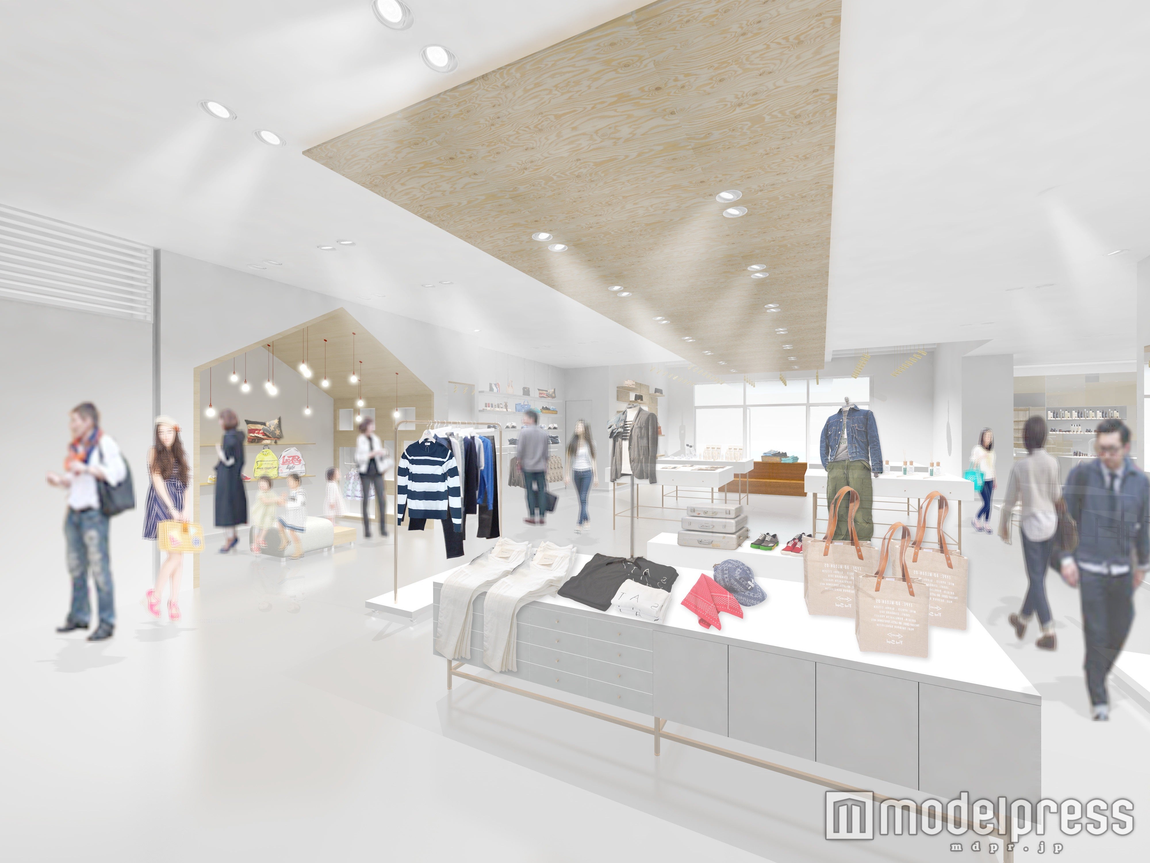 Fred Segal1F内装パース／画像提供：MFSJ