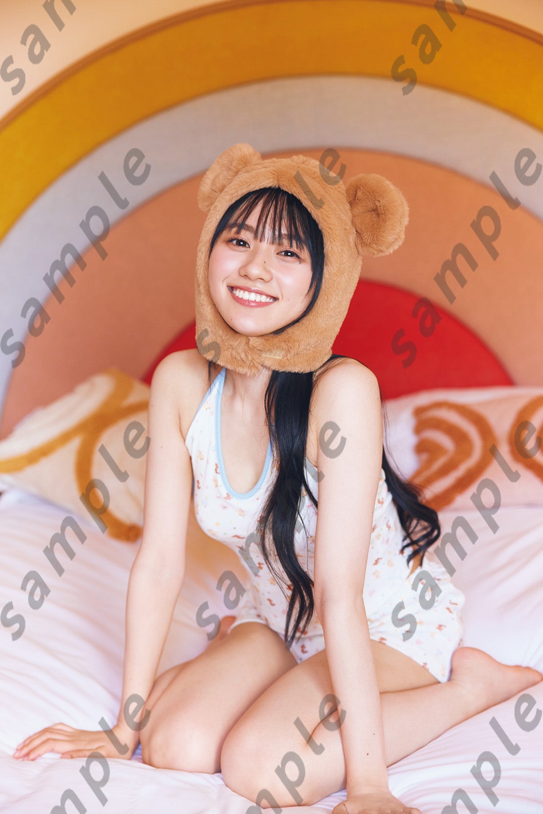 乃木坂46川崎桜、クマ耳＆部屋着姿にキュン 1st写真集封入ポストカード第1弾公開【エチュード】