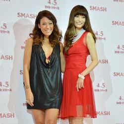 (左から)LiLiCo、ヨンア