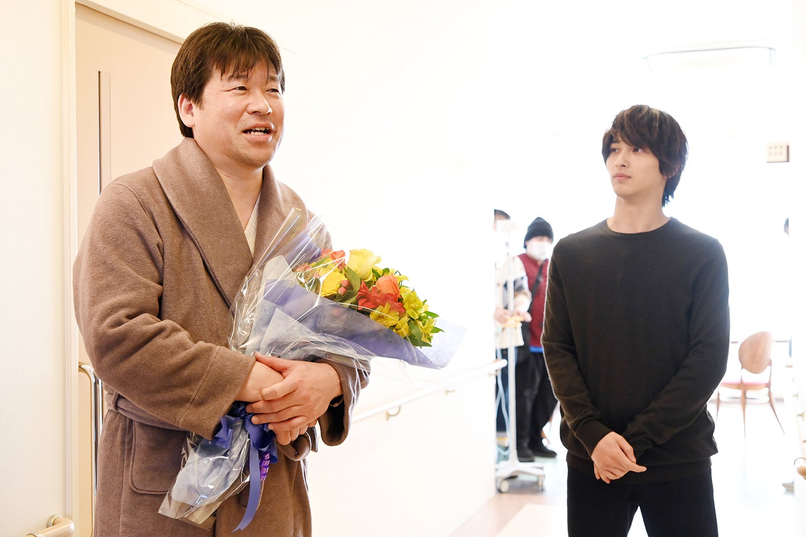 （左から）佐藤二朗、横浜流星（画像提供：読売テレビ）