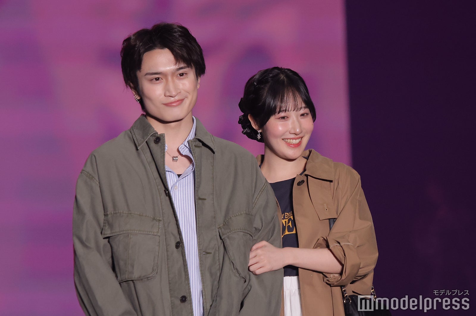 山崎貴裕、林綸葉（C）モデルプレス