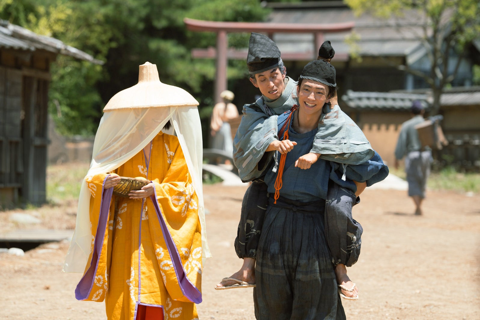 南沙良、伊藤健太郎、矢部太郎「光る君へ」第40話（C）NHK