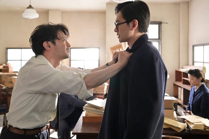 津田健次郎、北村匠海「あんぱん」第84話(C)NHK