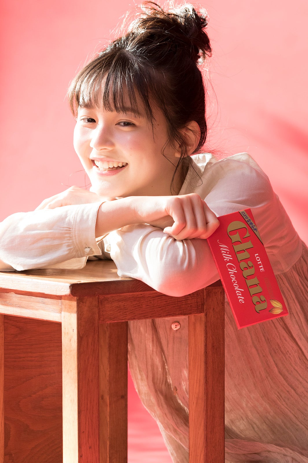 久間田琳加／新CMメイキングカット（提供画像）