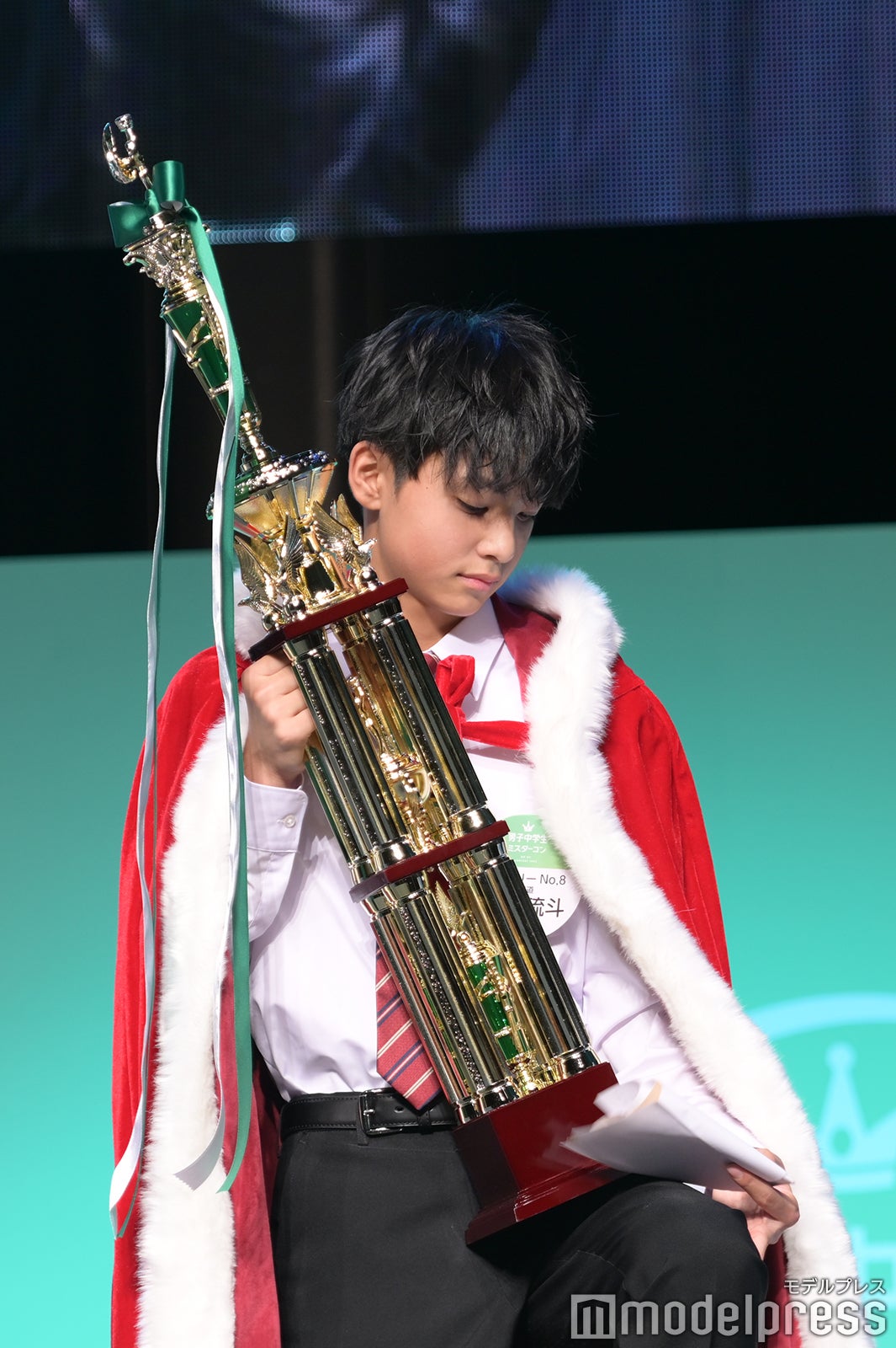 「男子中学生ミスターコン2023」審査結果発表の様子（C）モデルプレス