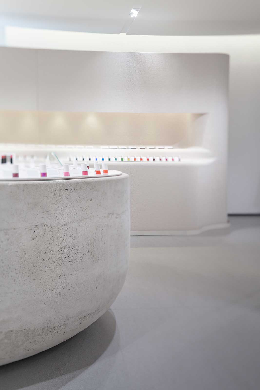 ZARAのトータルビューティーライン「ZARA Beauty」店舗内の様子（提供写真）