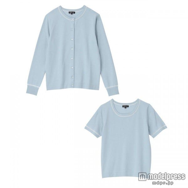 INDIVラメ入りツインニット「WORLD ONLINE STORE」13,500円(税込)