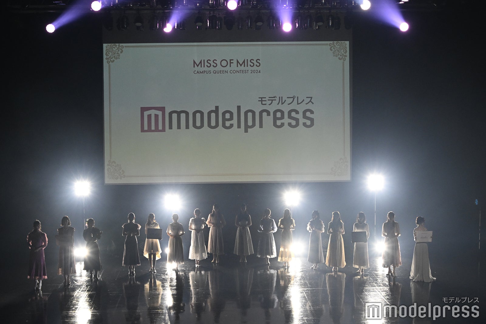 「MISS OF MISS CAMPUS QUEEN CONTEST 2024」表彰式の様子（C）モデルプレス