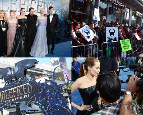 ディズニー映画「マレフィセント」LAプレミア現地レポ アンジー&ブラピ登場でハリウッド熱狂