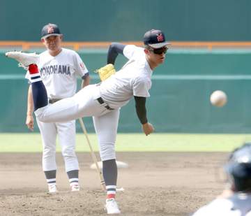横浜・織田「自信ある」昨夏V沖縄尚学ねじ伏せる「どこが来ようと変わらない」甲子園練習最終