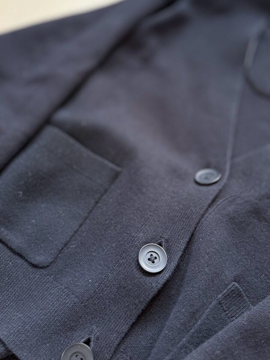 ユニクロスムースコットンVネックショートカーディガンの生地感