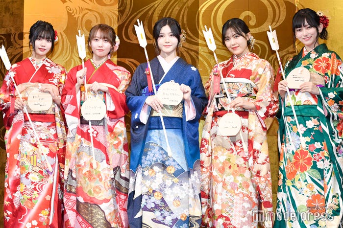 中西アルノ、矢久保美緒、伊藤理々杏、柴田柚菜、池田瑛紗(C)モデルプレス