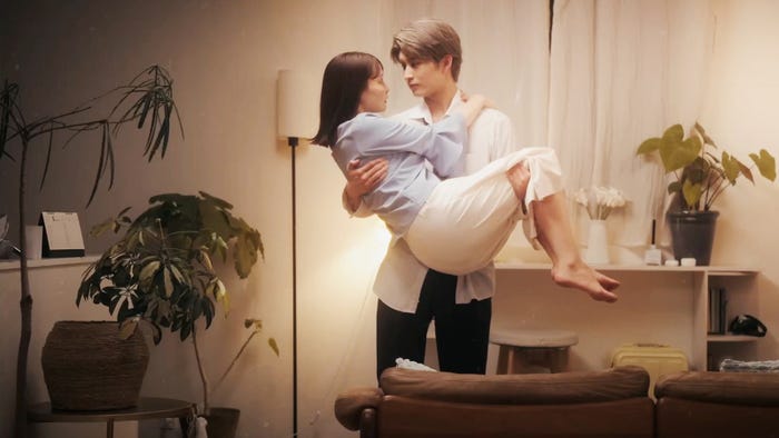 久保乃々花、柊太朗「橘くん抱いてください!」8話(C)「橘くん抱いてください!」製作委員会