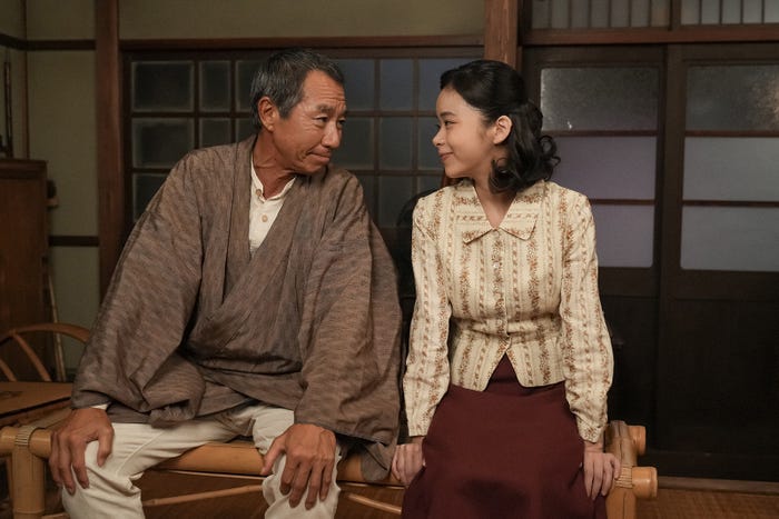 柳葉敏郎、趣里「ブギウギ」第40話(C)NHK