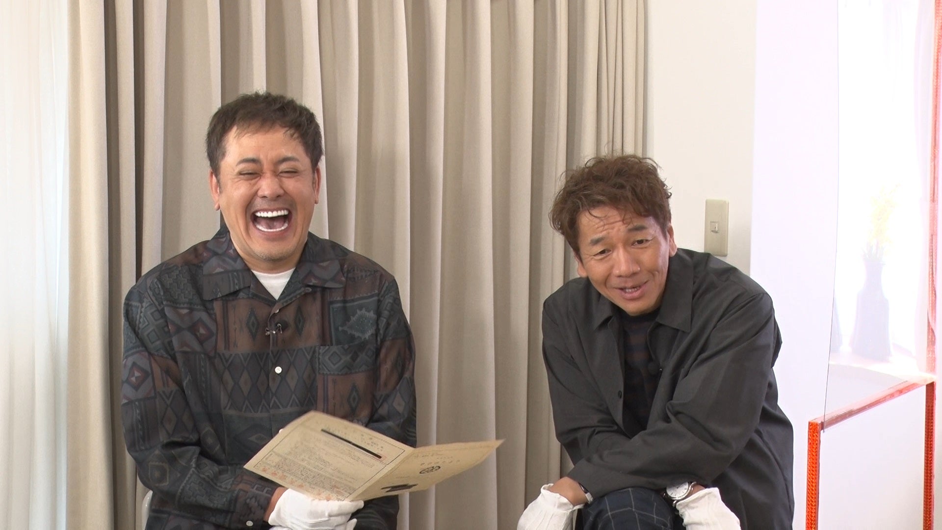 有田哲平、上田晋也（C）テレビ朝日