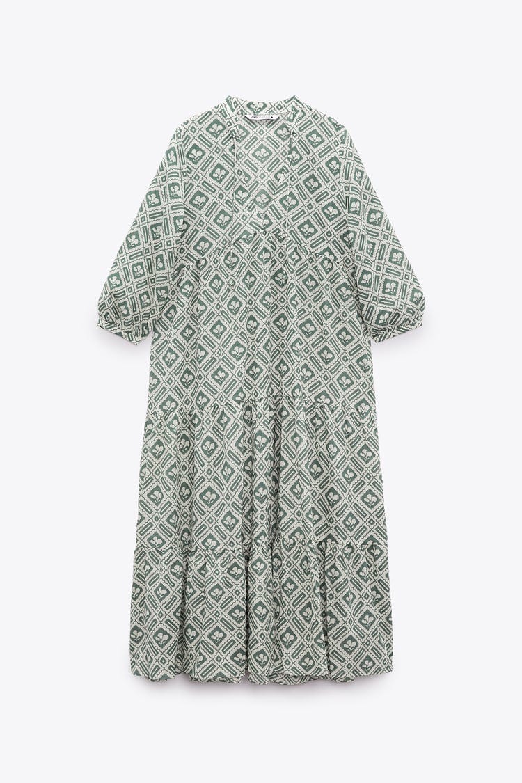 Zara ロングシルクワンピース