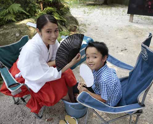 広瀬アリス、撮影の合間の姿にほっこり<巫女っちゃけん。>
