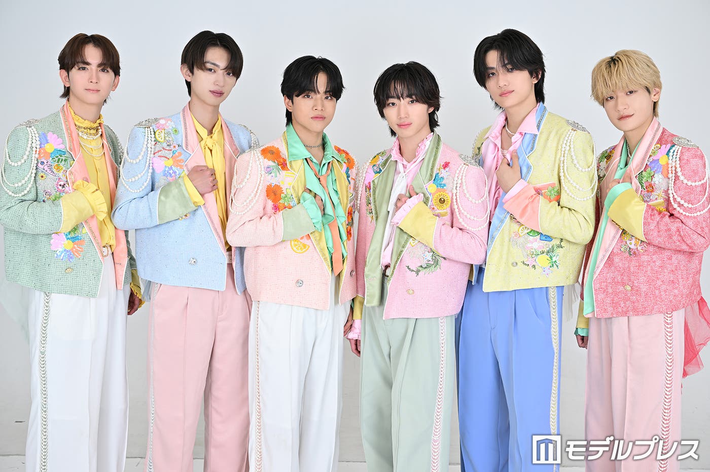 Lienel/高岡ミロ、近藤駿太、武田創世、森田璃空、高桑真之、芳賀柊斗(C)モデルプレス