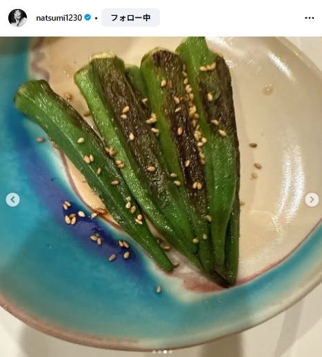 小川菜摘Instagramより