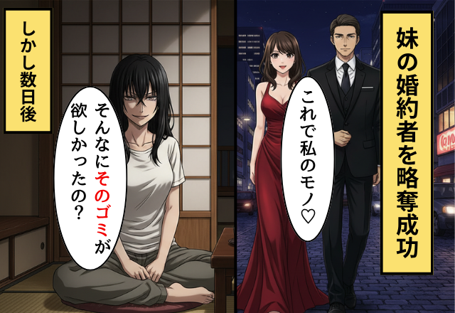妹の婚約者を略奪した姉！だが「そんなにゴミがほしかったの？」すべてが妹の策略だった話