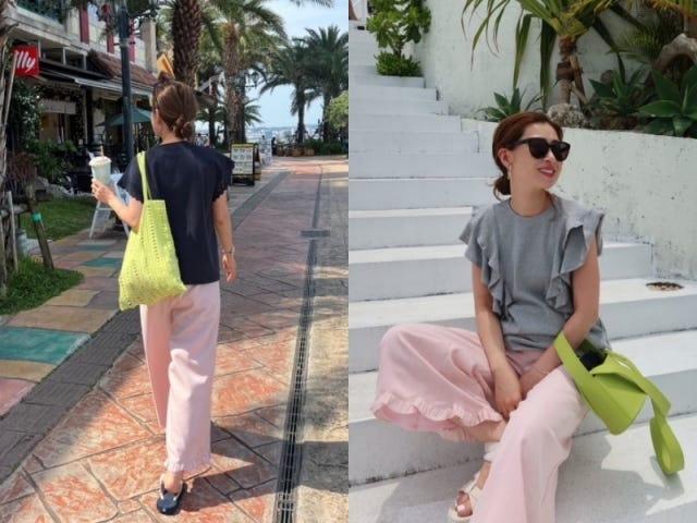 大橋あゆみ_ライトグリーン