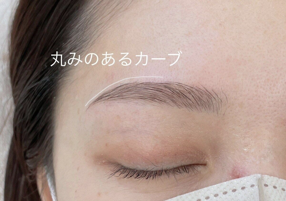 眉山は丸みのあるカーブ