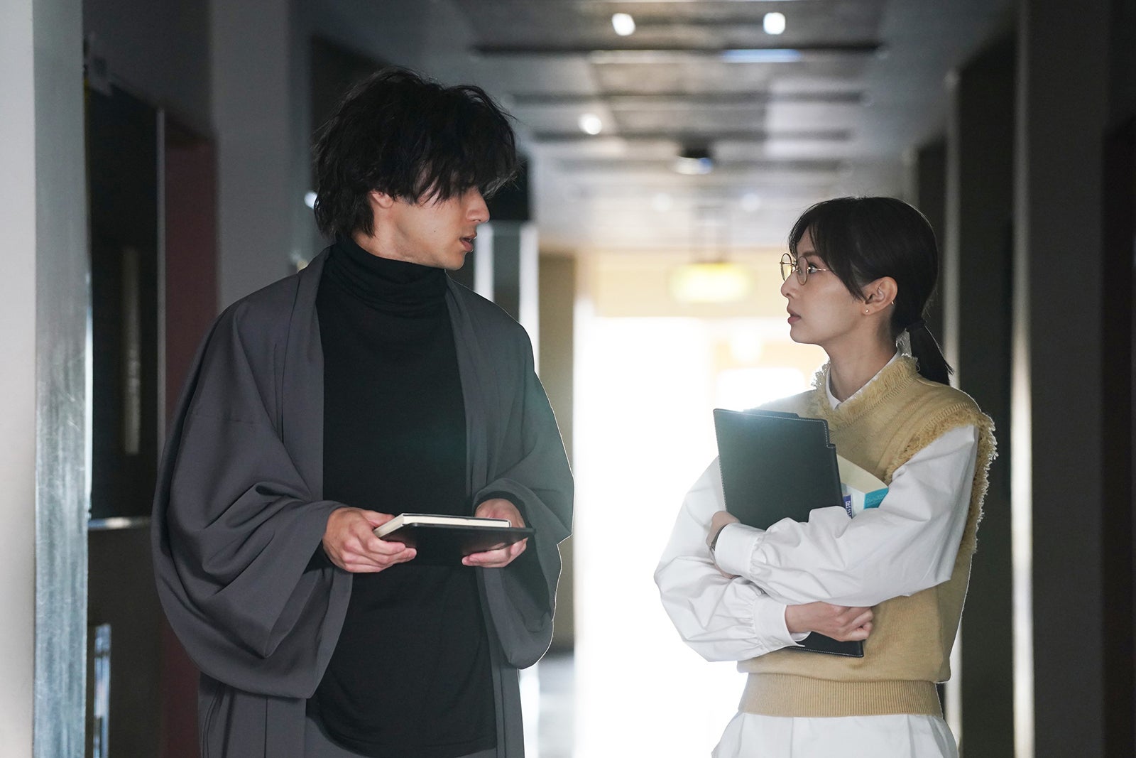 山田裕貴、北川景子 「女神の教室～リーガル青春白書～」第2話より（C）フジテレビ