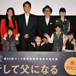映画『そして父になる』　初日舞台挨拶に参加した福山雅治、尾野真千子、真木よう子ら（C）2013『そして父になる』製作委員会