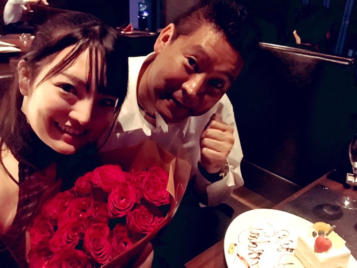 加陽麻里布、立花孝志／2ショット（提供写真）