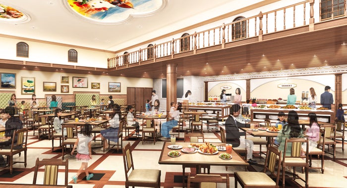 ダイニングホール（C）1976，2009 SANRIO CO．，LTD．（C）1976，1996，1999，2001，2010，2019 SANRIO CO．，LTD．