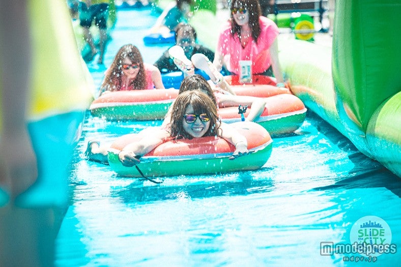 第1回開催の様子／画像提供：Slide the City JAPAN