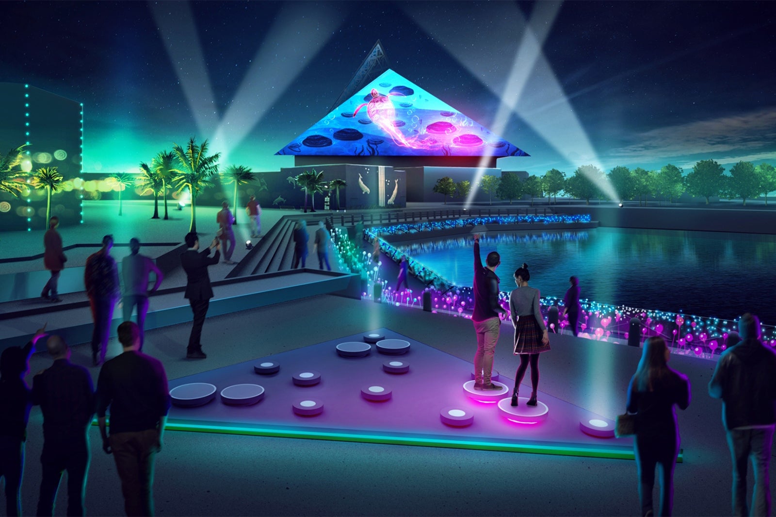 インタラクティブゾーン／画像提供：横浜八景島