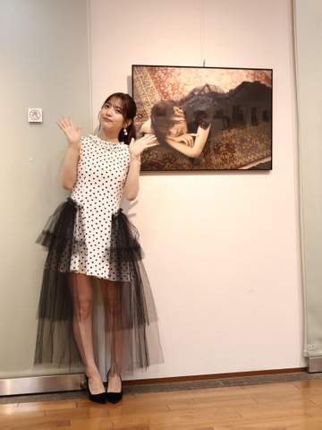 23歳グラビアタレント「人生初」写真展開催