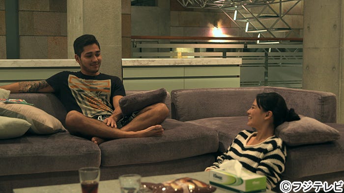 ありさ、アーマン『TERRACE HOUSE BOYS & GIRLS IN THE CITY』10th WEEK(C)フジテレビ/イースト・エンタテインメント