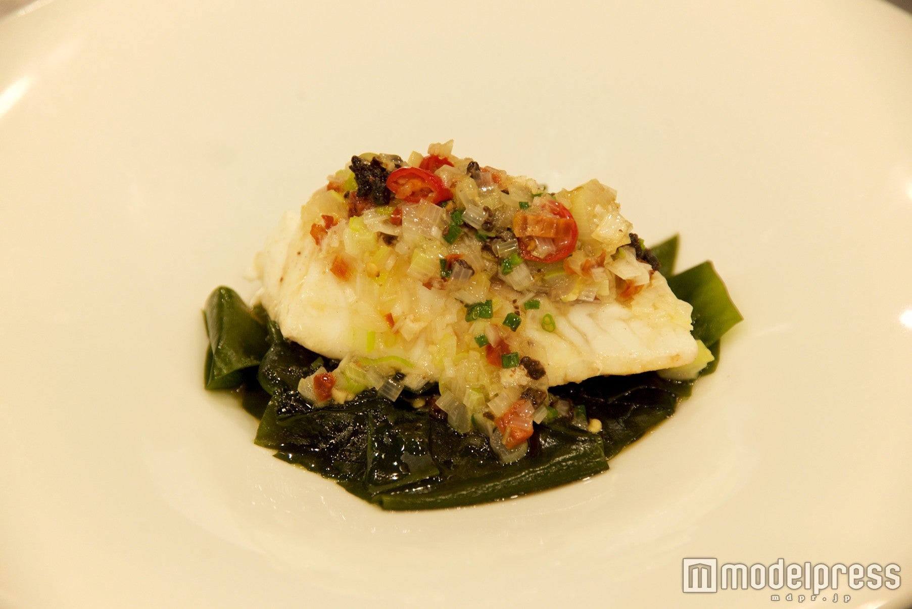 鯛の葱ソース／画像提供：ジャパン・フィッシャーマンズ・フェスティバル実行委員会