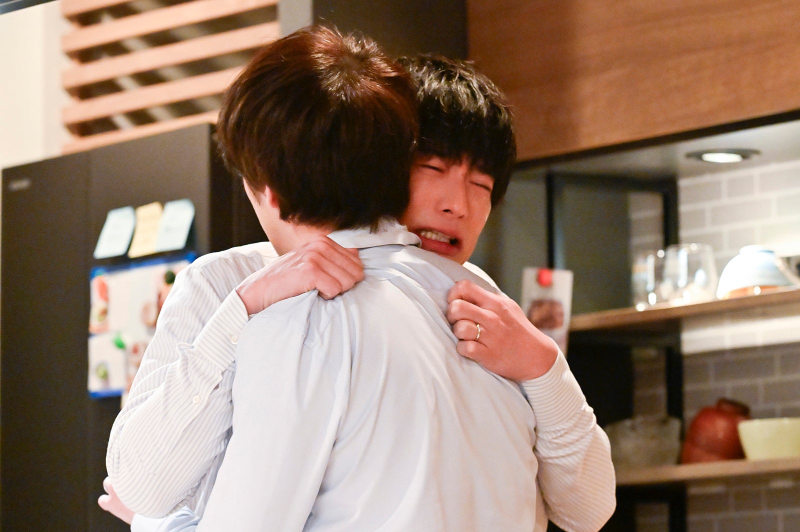 田中圭、林遣都「おっさんずラブ-リターンズ-」第8話（C）テレビ朝日