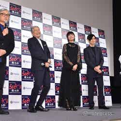 （左から）堤幸彦監督、竜雷太、木村文乃、松田翔太、植田博樹プロデューサー （C）モデルプレス