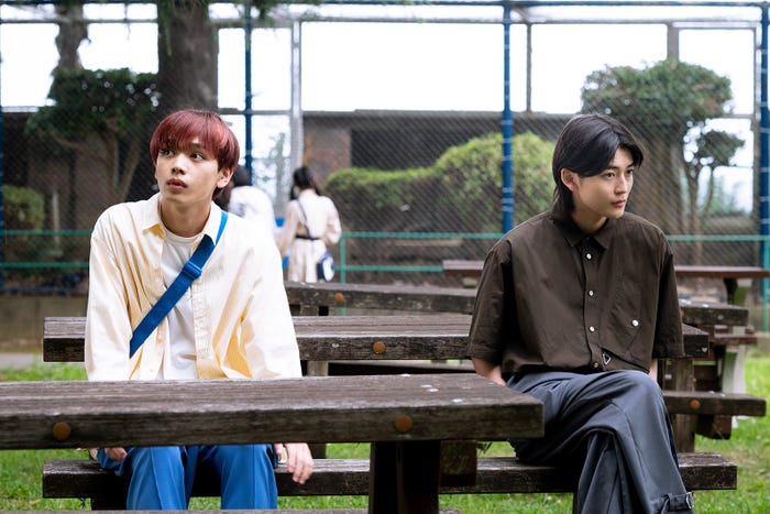 宮世琉弥、高橋文哉「君の花になる」第4話より(C)TBS