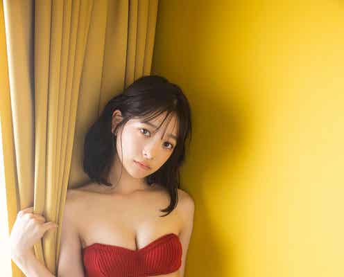 「ミスマガジン2023」今森茉耶、赤ビキニでSEXYボディ メイド服姿も披露