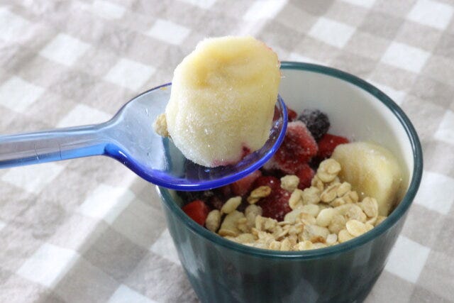 セリア　ガラス風スプーン