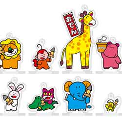 アクリルキーホルダー(イラスト):各880円/提供画像