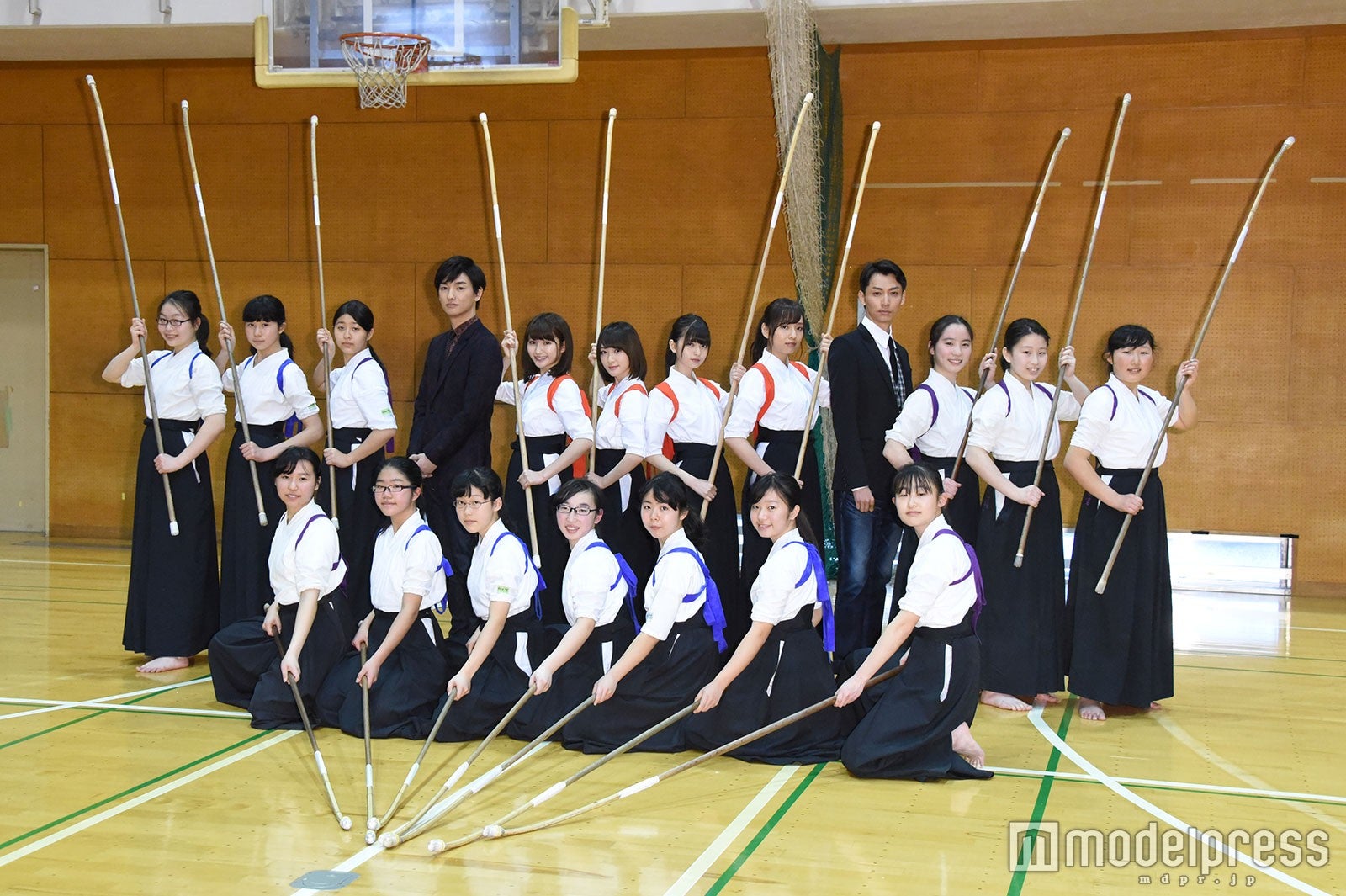 薙刀部＆乃木坂46＆石井一彰、七瀬公（C）モデルプレス