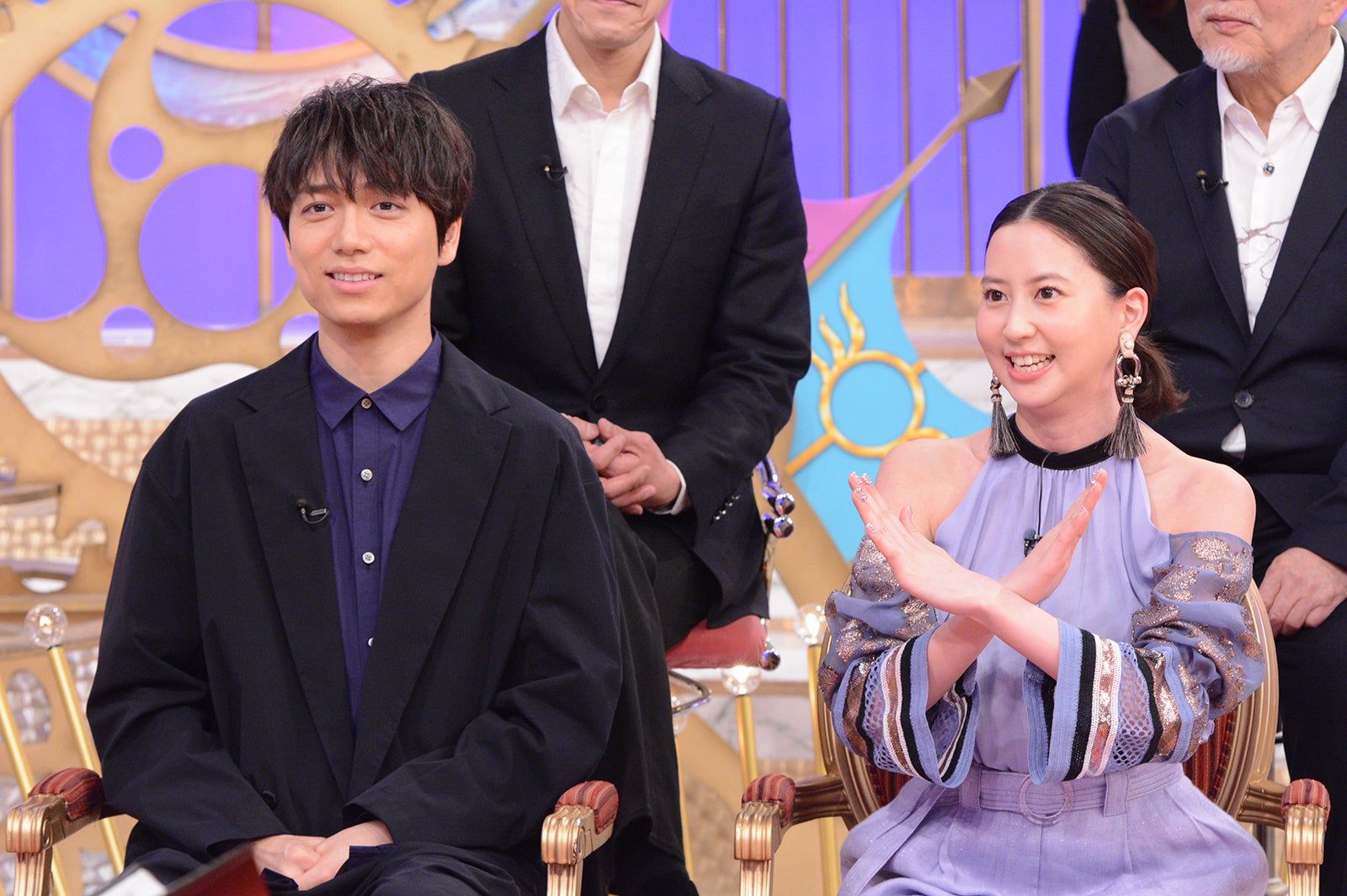 山崎育三郎、河北麻友子（C）日本テレビ