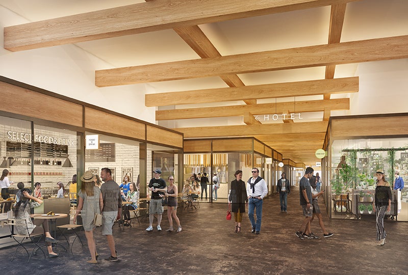 新風館／画像提供：隈研吾建築都市設計事務所