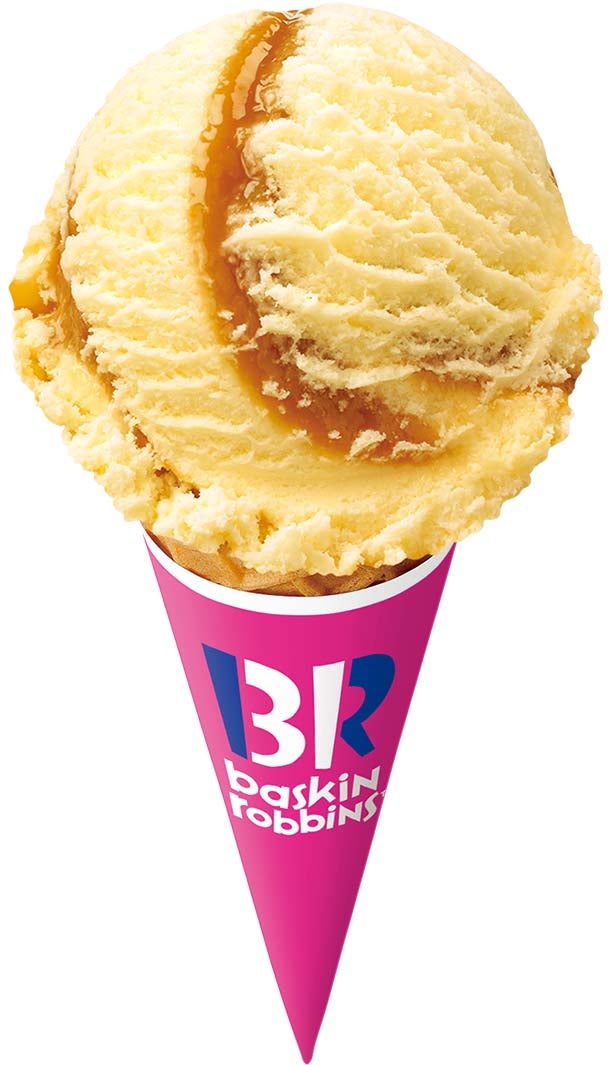 キャラメルリボン／B-R サーティワン アイスクリーム 株式会社（提供写真）