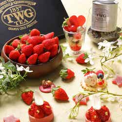 ストロベリー × ショコラ アフタヌーンティー/画像提供:GHS別府