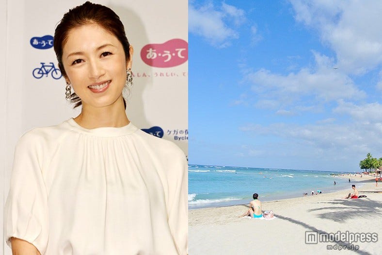 高岡早紀、息子がテレビ初登場 ハワイでのプライベートを公開