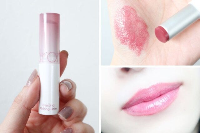 ロムアンドのグラスティングメルティングバームのモーブホイップ