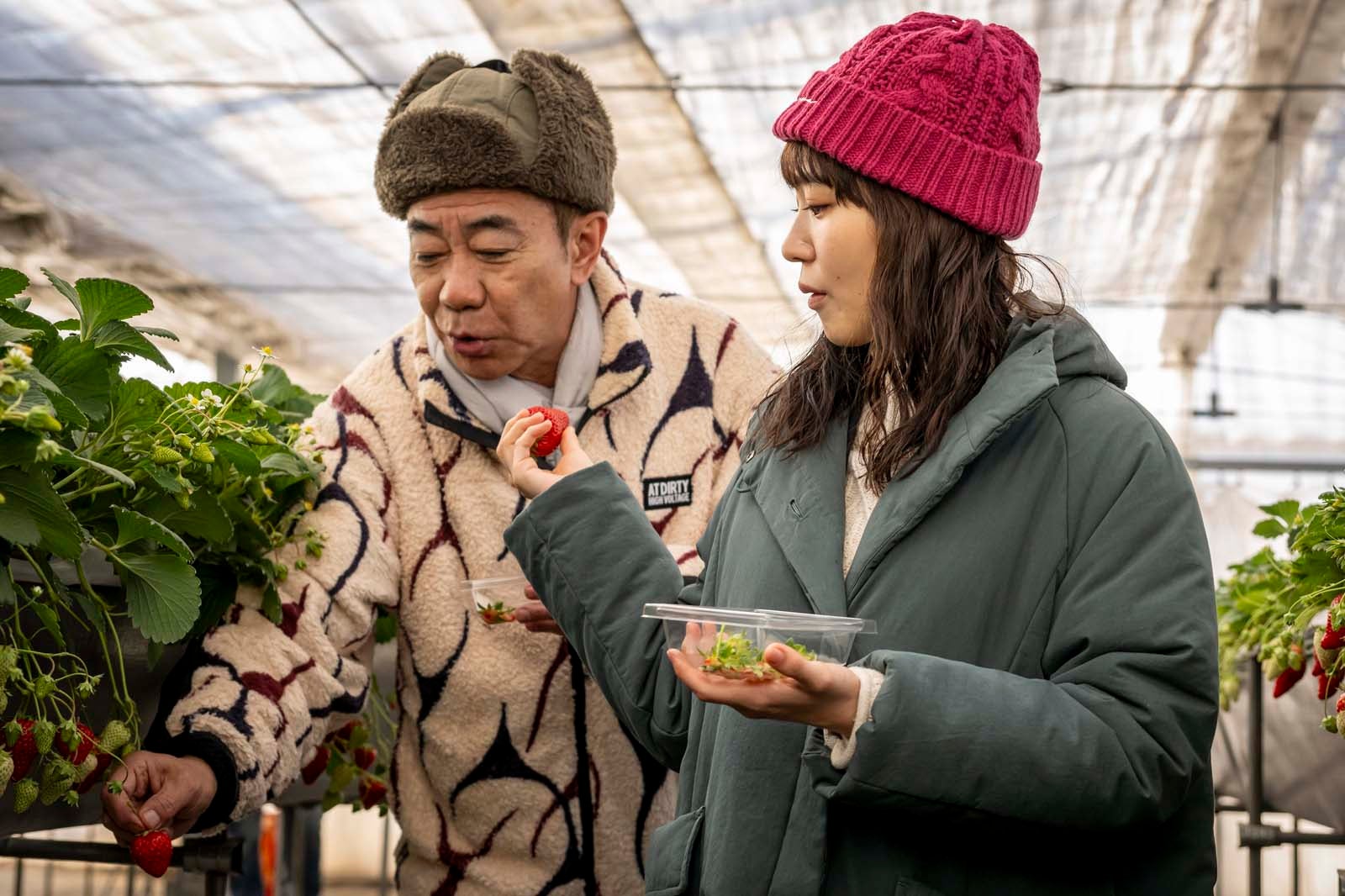 木梨憲武、奈緒「春になったら」第7話より（C）カンテレ